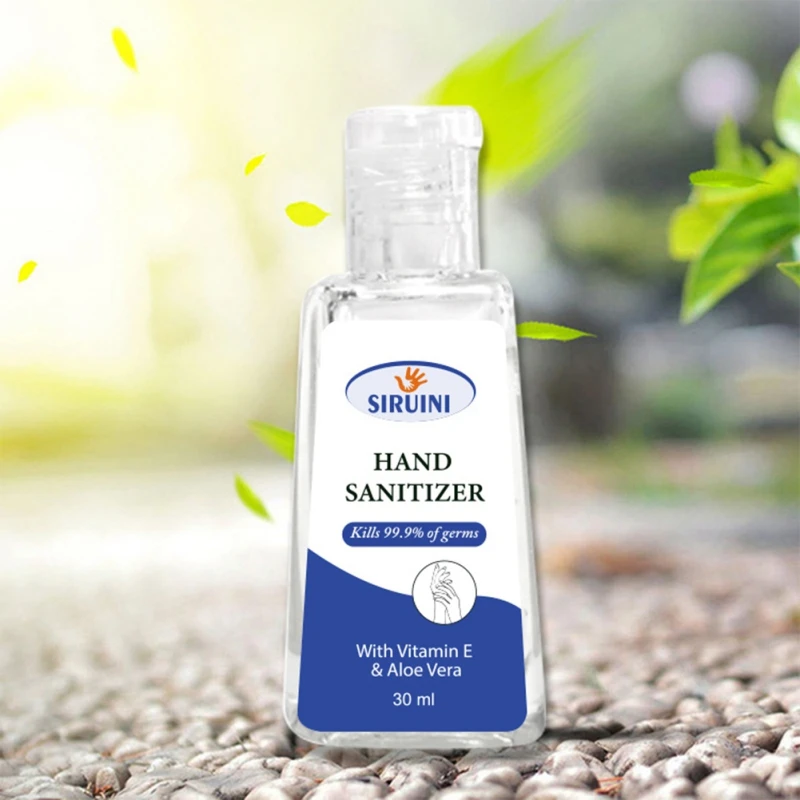 Портативный Дезинфицирующий Гель для рук 30 мл 75% бактериостатический гель жидкое