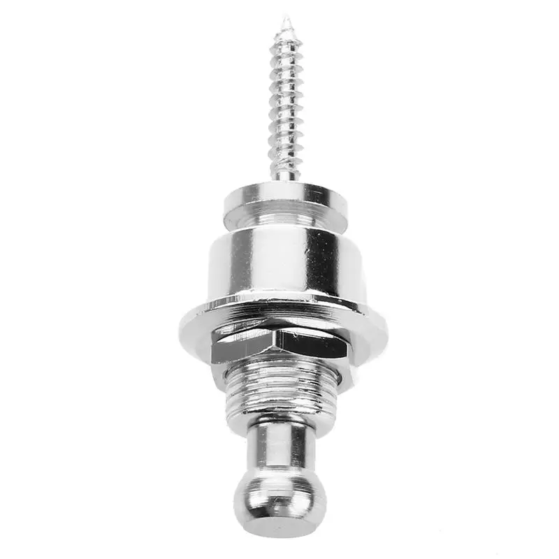 4 шт. Серебряный нескользящий хромированный круглый замок для гитары бас