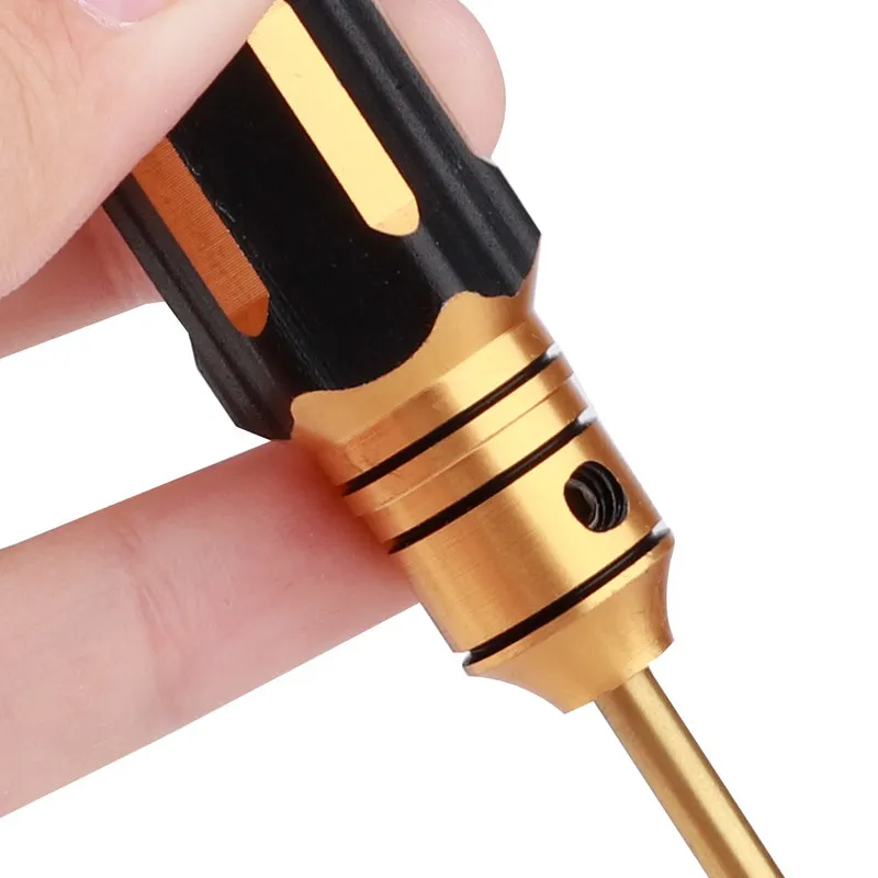 1.5mm 2.0mm 2.5mm 3.0mm Phillips Screwdriver Cross Screw Driver Non-slip Titanium Plating Process Repairing Tool for RC Aircraft |
