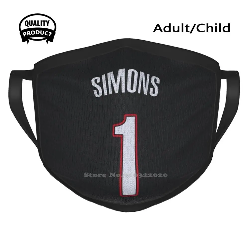 

Anfernee Simons #1 Trail Blazers Mouth Mask Face Masks Anfernee Simons Anfernee Simons Basketball Blazers Portland Dame