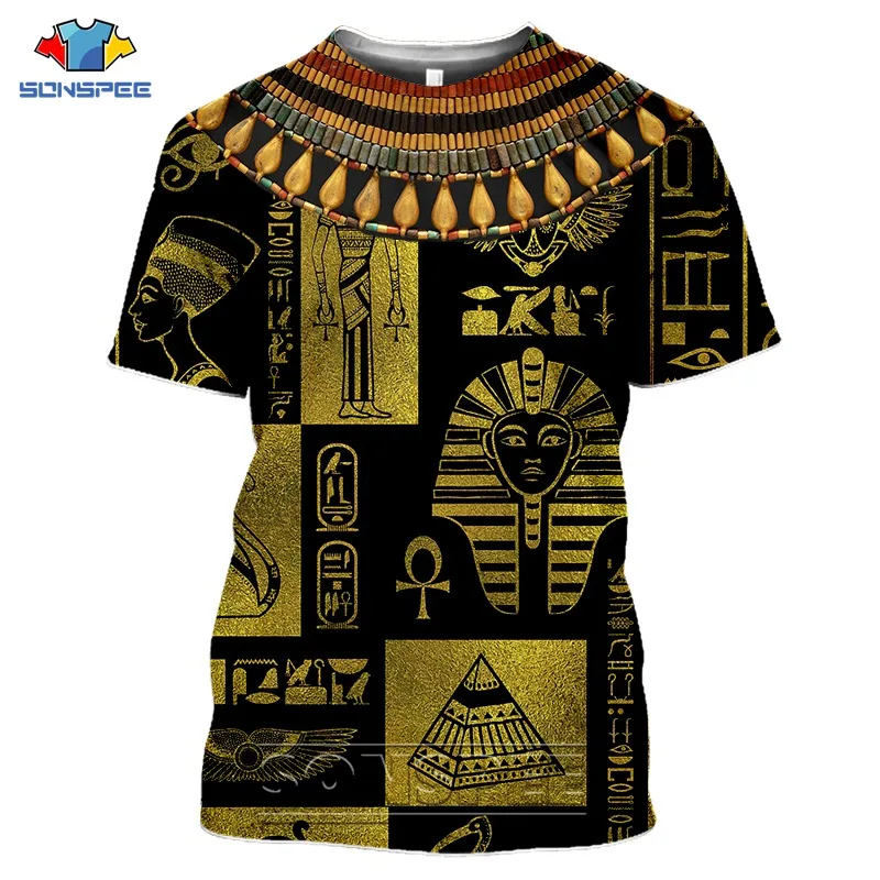 Cleopatra Ancient Horus Egyptian t shirt God Eye of Egypt Pharaoh Anubis Graphics 3d Print T-shirt Men/Women Unisex Streetwear