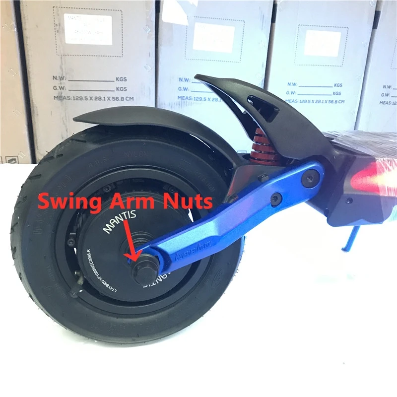 

100% Original Kaabo Mantis 10/8 Nuts Swing Arm Locking Nuts Screws Scooter Spare Parts Kaabo Mantis Accessories