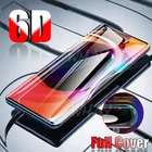 6D защитная пленка из закаленного стекла для Xiaomi Poco X3 Pro X2 M3 M2 F3 Защитная пленка с полным покрытием экрана протектор Закаленное стекло для Mi 10 10T Lite Redmi 9 10X Pro 5G CC9