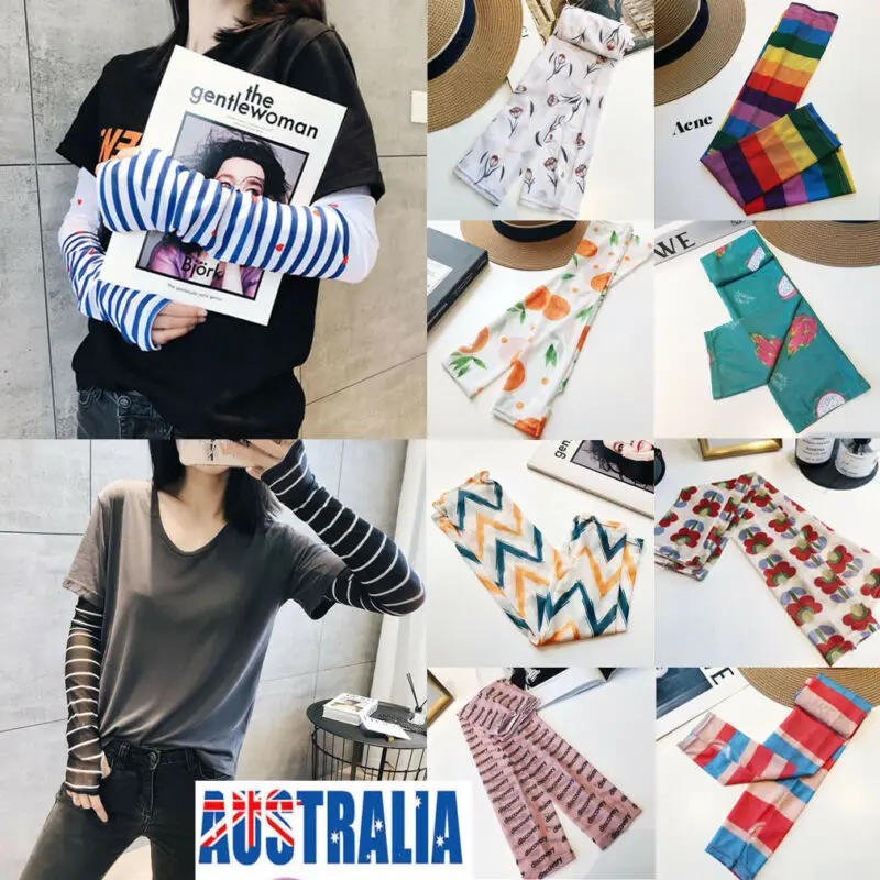 Новинка 2 пары охлаждающая Спортивная грелка для рук полосатый принт женские