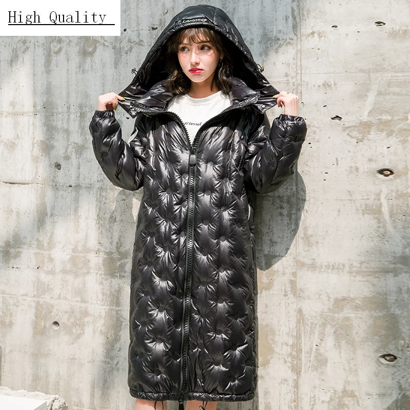 Зимний пуховик женский длинный Женская Толстая теплая одежда 2020 корейский
