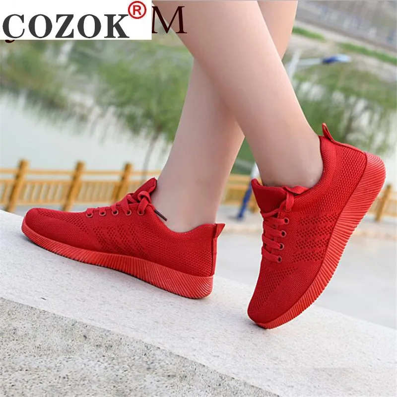 Женские кроссовки на платформе черные сетчатые повседневные весенне-летние 2020 |