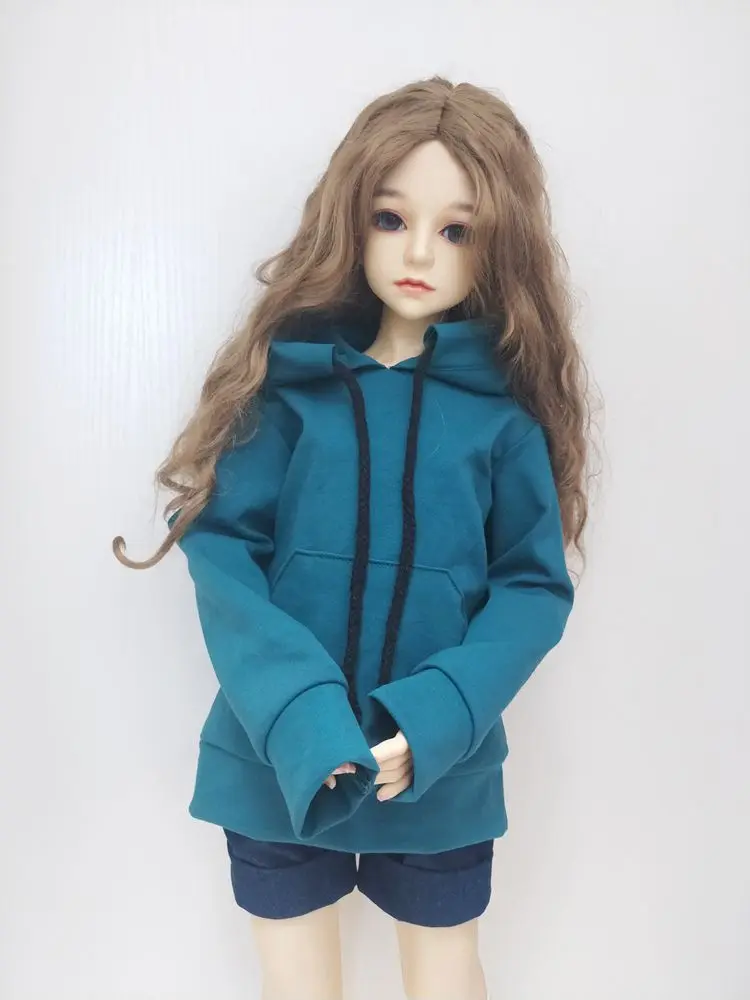 T02-X547 Blyth кукольные одежда 1/3 1/4 bjd 1/6 мягкого плюша; аксессуары для куклы свитер рваные джинсовые шорты 2 шт./компл