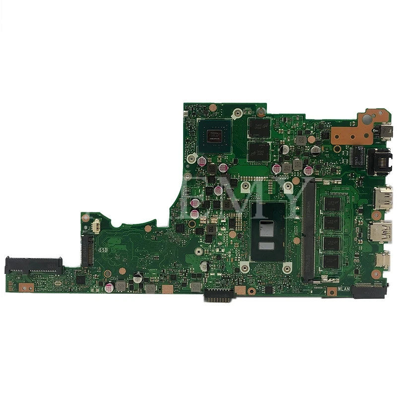 Verkauf X405UQ Motherboard For Asus X405U X405UN X405UR X405URR X405URP X405UQ X405UF Laotop Mainboard With I7-7500U 4G RAM GT940M