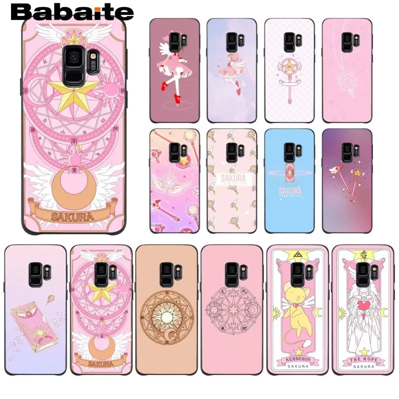 Чехол для телефона Cardcaptor Sakura чехол мобильных телефонов Samsung Galaxy S6 S6edge Note3 4 5 note 7 8 9