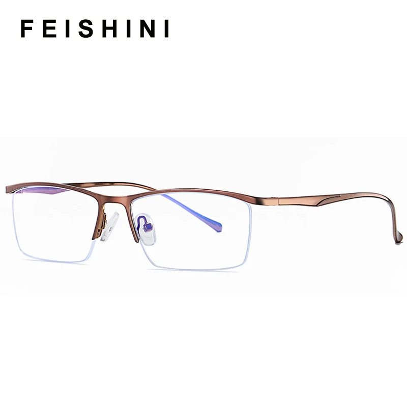 

Feishini 2020 High Quality Anti Blue Light Glasses Men Filter Reduces Computer Business Eyewear Woman Blocking Rays Radiation