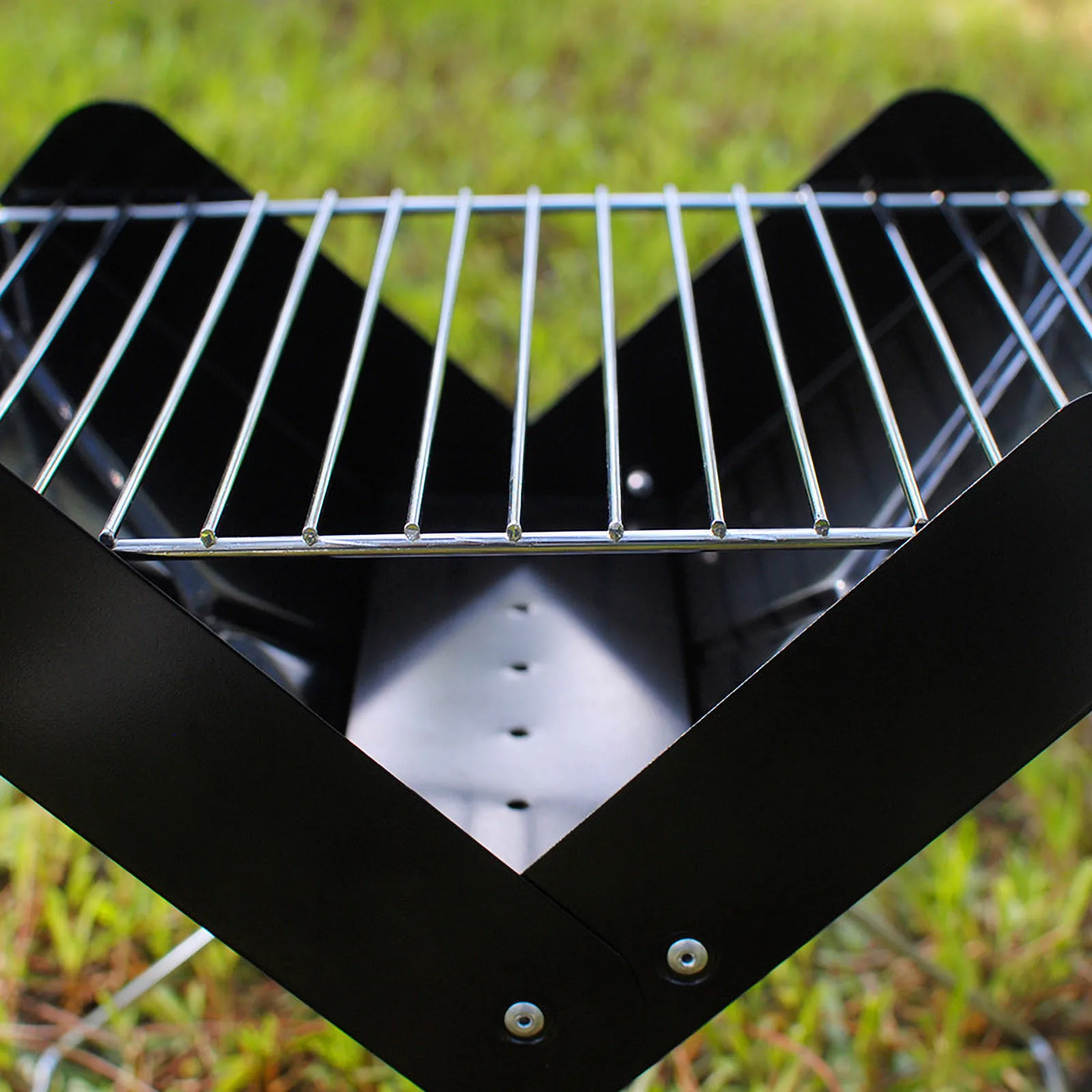 

Foldable Bbq Grills Patio Barbecue Charcoal Grill Stove Outdoor Small Portable Foldable Stainless Steel Barbecue Grill