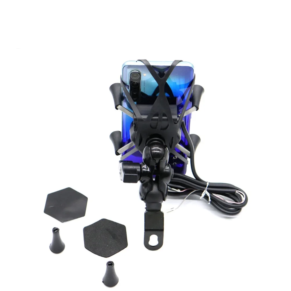 Держатель для телефона зарядное устройство USB YAMAHA YZFR1 YZFR6 2003-2018 YZFR6S 06-09 кронштейн
