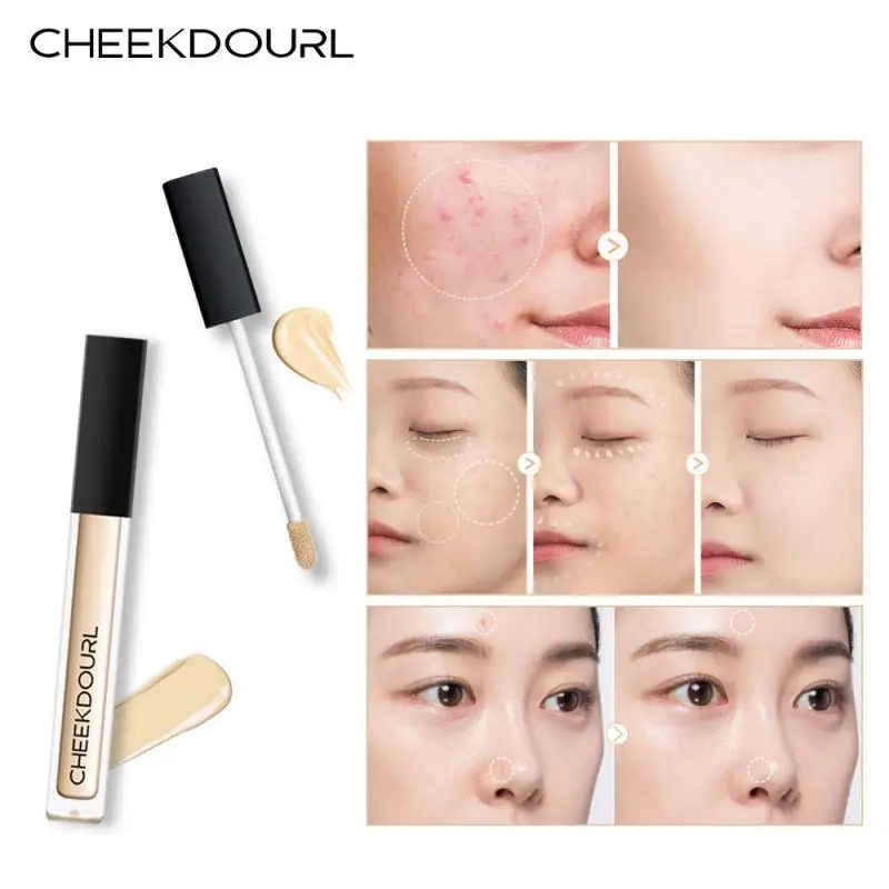 

Liquid Concealer Stick Dark Circle Scars Acne Fine Lines Cover Smooth Makeup Face Eyes Cosmetic Foundation Concealer Cream TSLM1