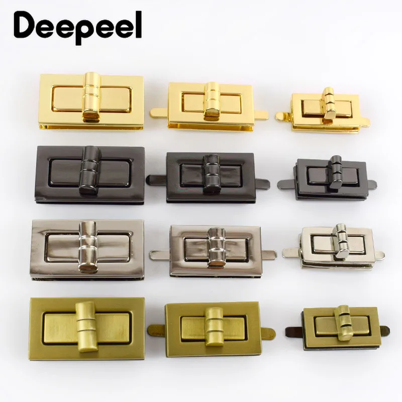 2 шт. Deepeel 31/38/46 мм новая прямоугольная металлическая Поворотная застежка с замком