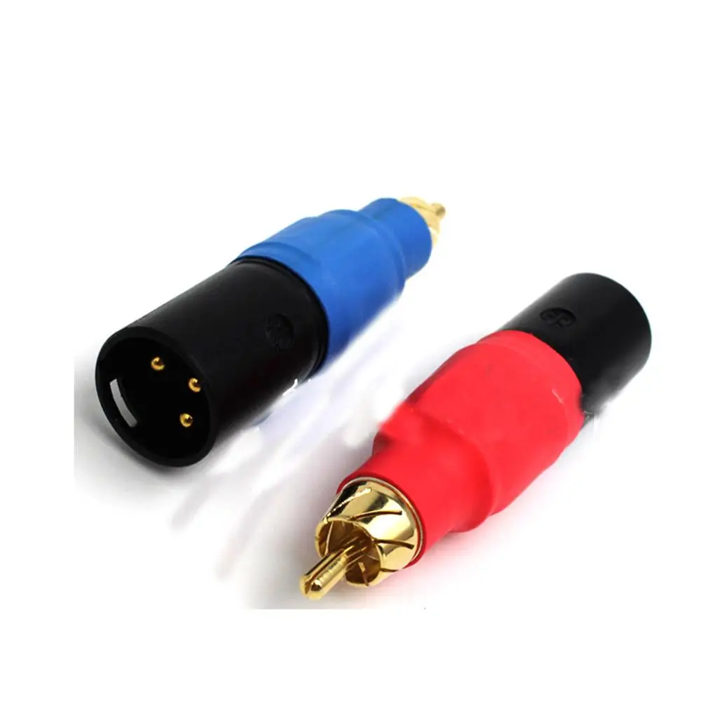 Colleimage Hifi 4x Neutrik XLR штекер к RCA и гнездо пара сбалансированный аудио конвертер