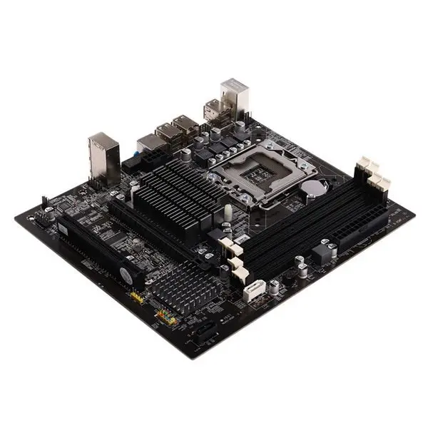 X58 настольная материнская плата LGA 1366 4 канальный DDR3 32 Гб RAM для Intel E5520/L5520 X5650 Core