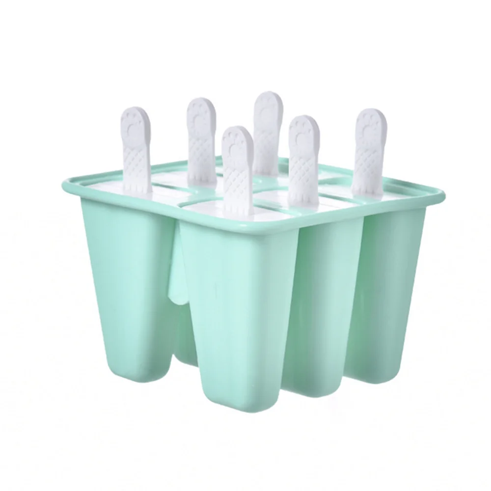 

4/6 Cavity Ice Cream Mold Popsicle Silicone Molds Diy Homemade Fruit Juice Purees Yogurt Pudding Dessert Ice Lolly Tray Mould