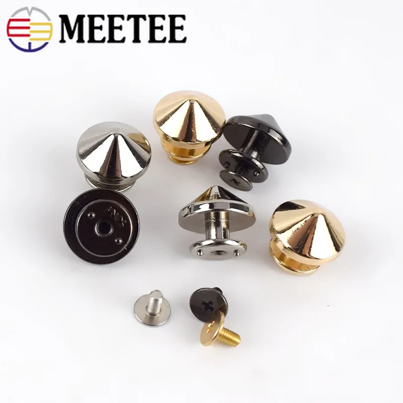 Сумки с заклепками 10/30 шт. 15 мм винтовая сумка обувь декоративные кнопки шпильки