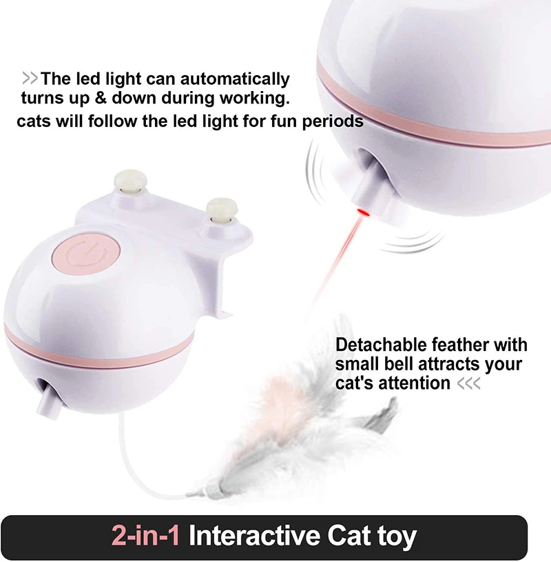 MESNUG игрушки для кошек интерактивные автоматические вращающиеся на 360 градусов