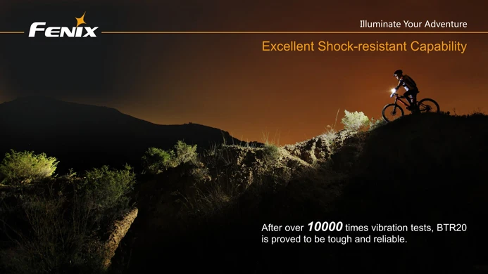 Fenix BTR20 Cree XM-L T6 нейтральный белый светодиод 800 люмен с BA2B аккумуляторная батарея свет велосипеда