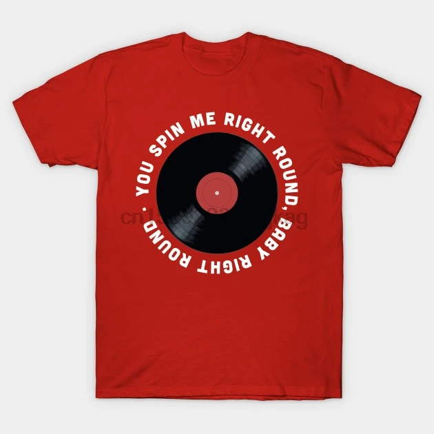 Мужская футболка You Spin me Right круглая Футболка женская | одежда