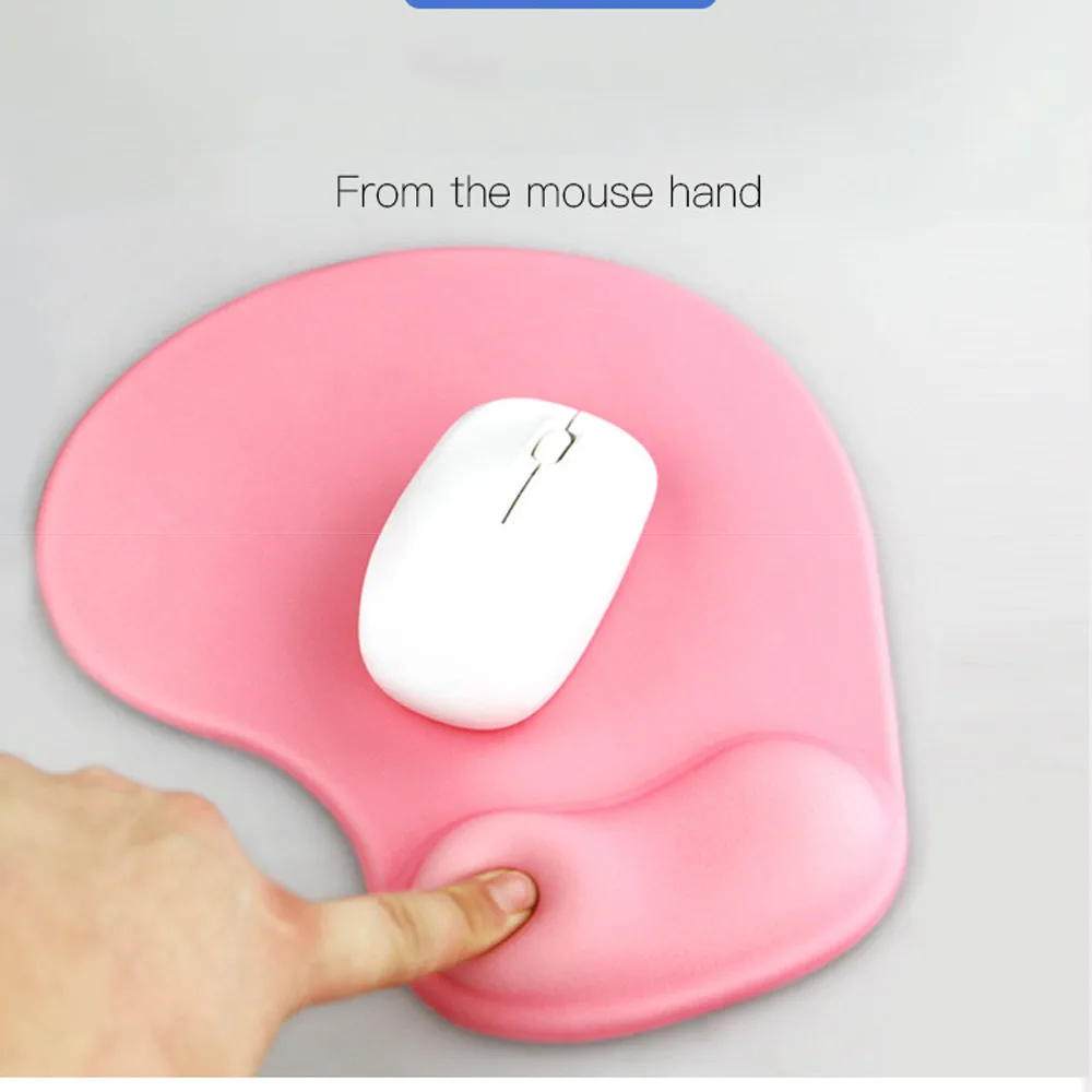 

Game Mouse Pad Silicone Soft Mouse Pad with Wrist Rest Support Mat for Gaming PC Laptop for Mac