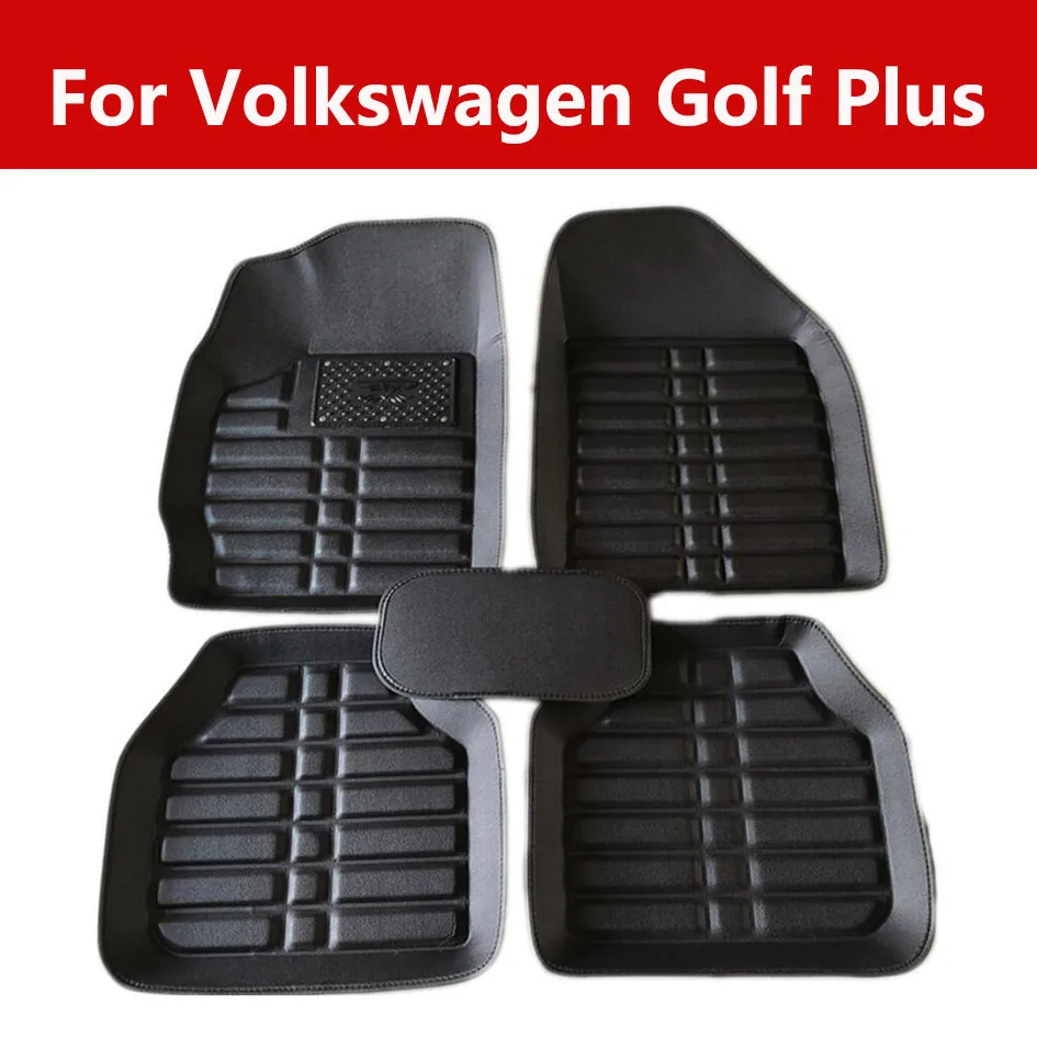 Автомобильные коврики на 5/7 мест Автомобильный Ковер для Volkswagen Golf Plus всепогодный