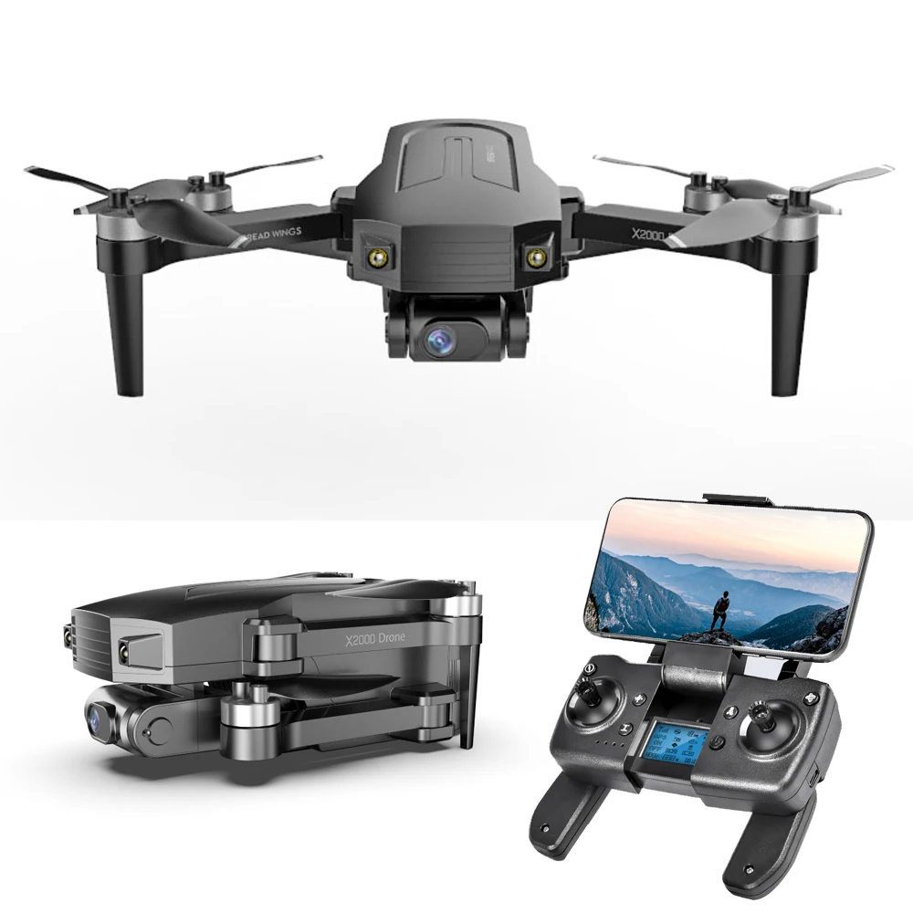 

Long High Far Distance 1300 meters 4K HD camera drone quadcopter 30Mins Flight wind resistant Follow me GPS RC folding drone