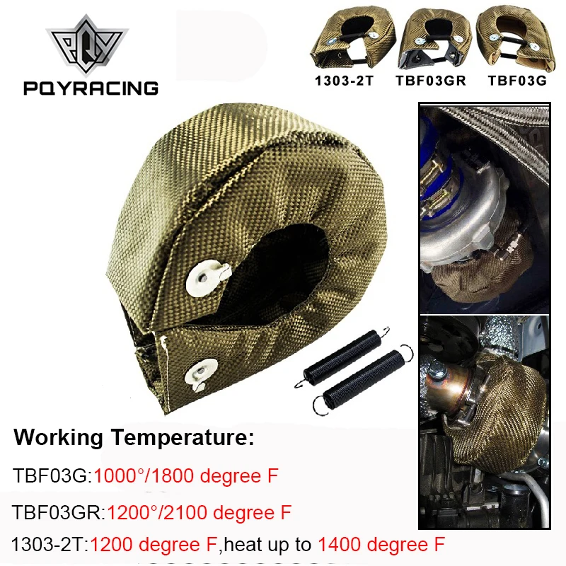 PQY- Полный титан T3 турбо одеяло Турбо тепловой щит подходит: t2 t25 t28 gt28 gt30 gt35 и большинство t3 турбо PQY-TBF03