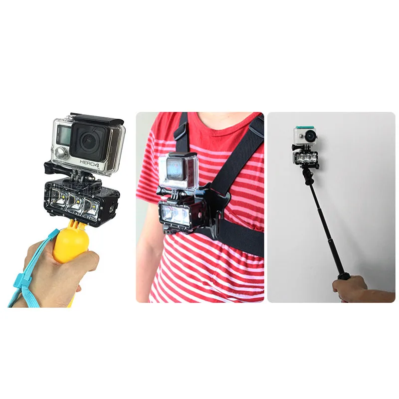 Возможностью погружения на глубину до 30 м подводный 5500K светодиодный видео свет