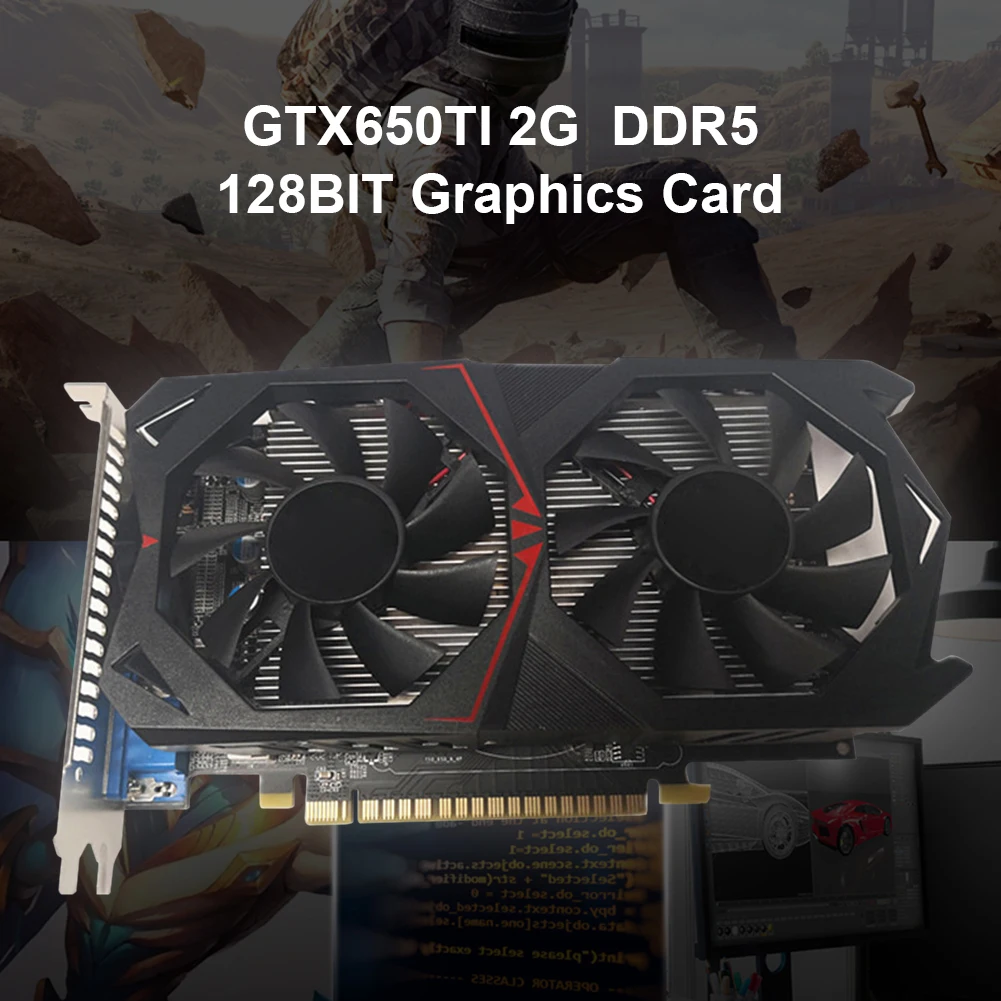 Видеокарта GTX 650 750 960 970 980 TI 2G 3G 4G GDDR5 DVI VGA HDMI игровой компьютер с рассеиванием тепла