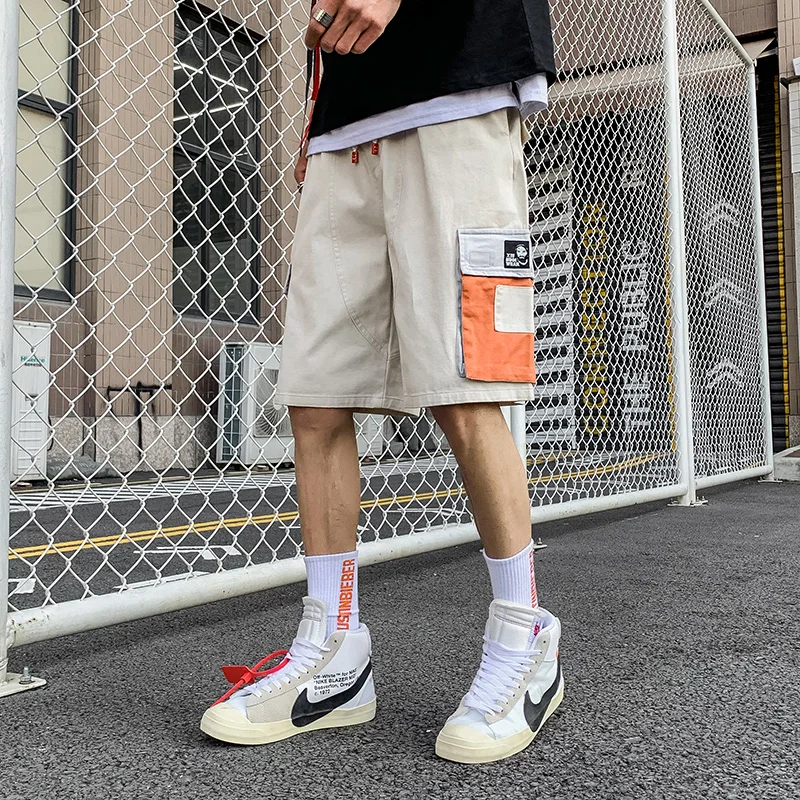 

Multi Pocket Men Shorts Fashion Design Beach Shorts Male Cotton Leisure Loose Shorts Men Bermuda Cargo Pants Large Size 5XL