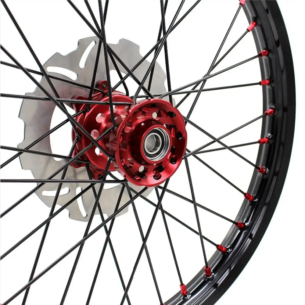 KKE 1 6*21/2.15*18 мотоциклетный брикет для HONDA CR125R 1998 1999 CR250R 1997 красная звездочка