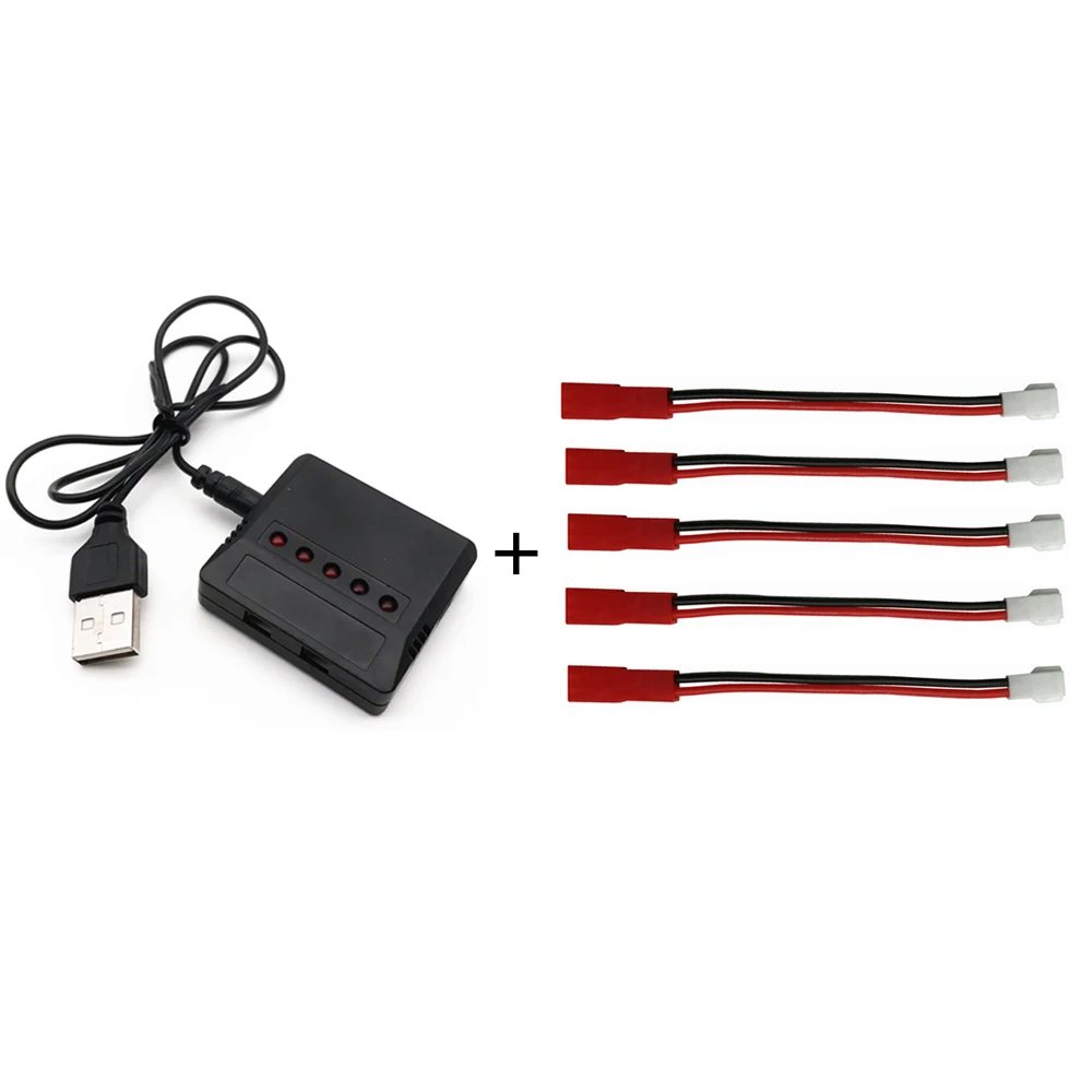 Новая версия зарядное устройство 5 в 1 3 7 В Lipo USB для Syma X5C X5SW X5HW X5UW RC Quadcopter запасные