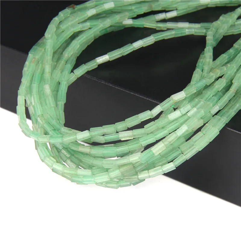 

Бусины из натурального агата и нефрита, тигровый глаз, 2 х4 мм