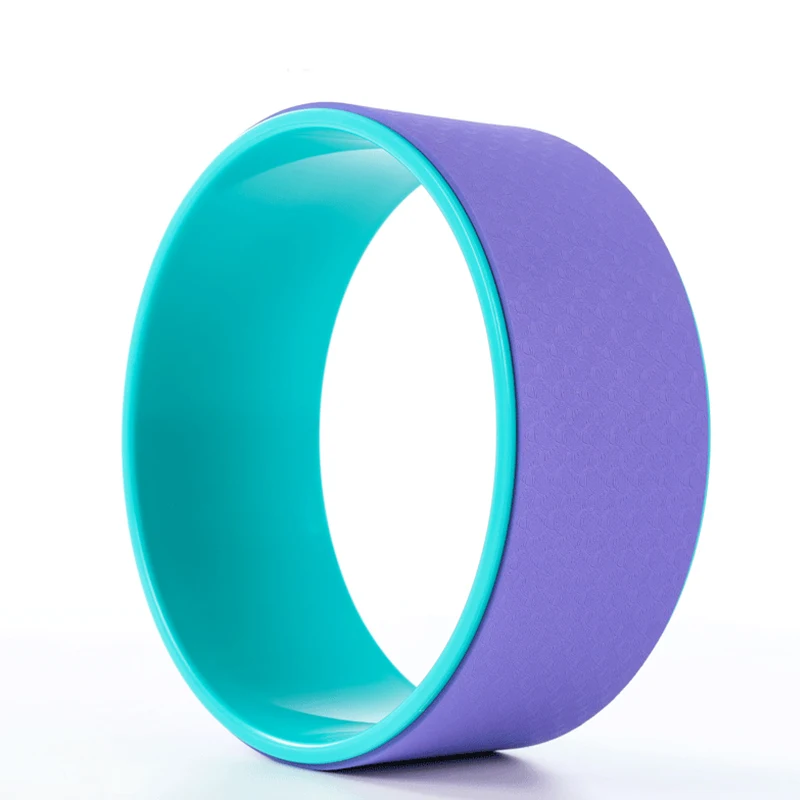 Йога круг ТПЭ Массаж Ролик Колесо назад тренировочный инструмент для похудения