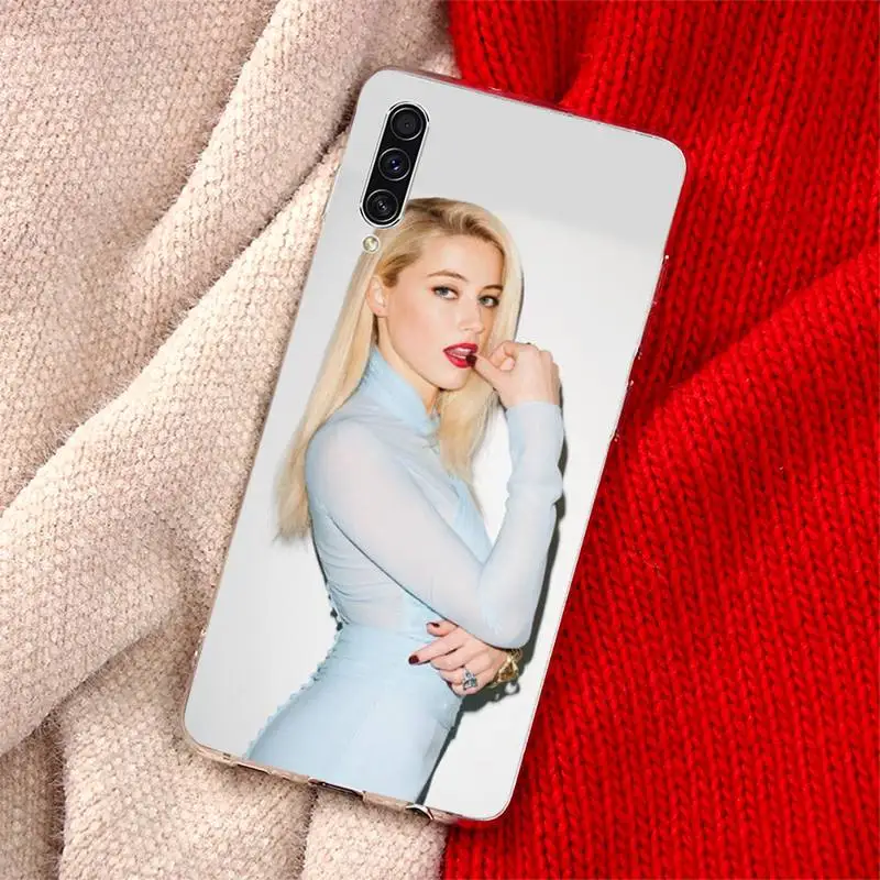 

Amber Heard sexy fashion Phone Case For Samsung Galaxy S5 S6 S7 S8 S9 S10 S10e S20 edge plus lite
