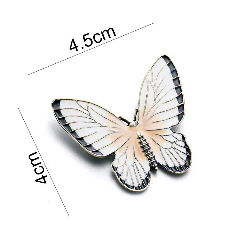 Женская Брошь в виде бабочки с кристаллами|Броши| |