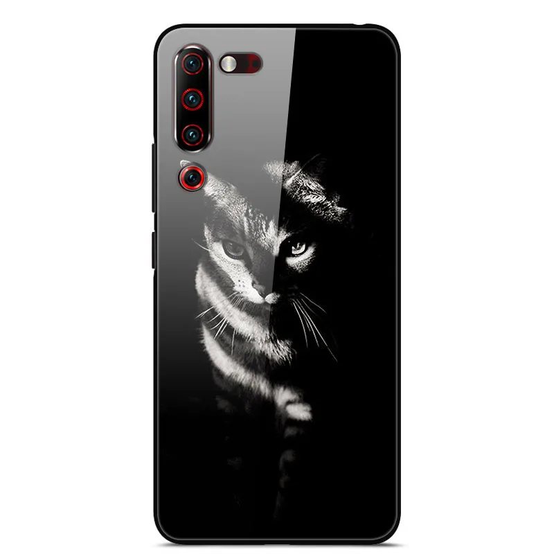 Для lenovo Z6 Pro Чехол Z6 Lite закаленное стекло жесткая задняя крышка чехол для телефона s Для lenovo Z6Pro Z 6 Z6Lite защитный силиконовый бампер - Цвет: 34