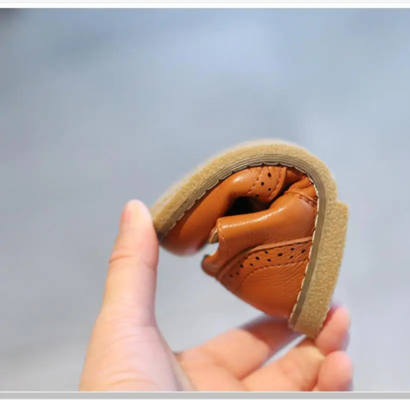

New Spring Autumn Children Leather Shoes for Boys Girls Casual Shoes Kids Soft Bottom Casual Outdoor Shoes Baby Sneakers