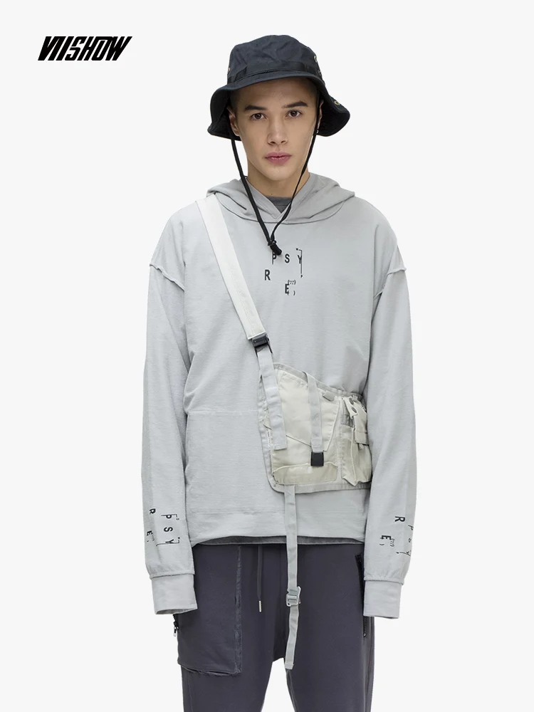 VIISHOW уличная одежда с принтом мужские толстовки брендовые хлопковые Sudaderas Para Hombre