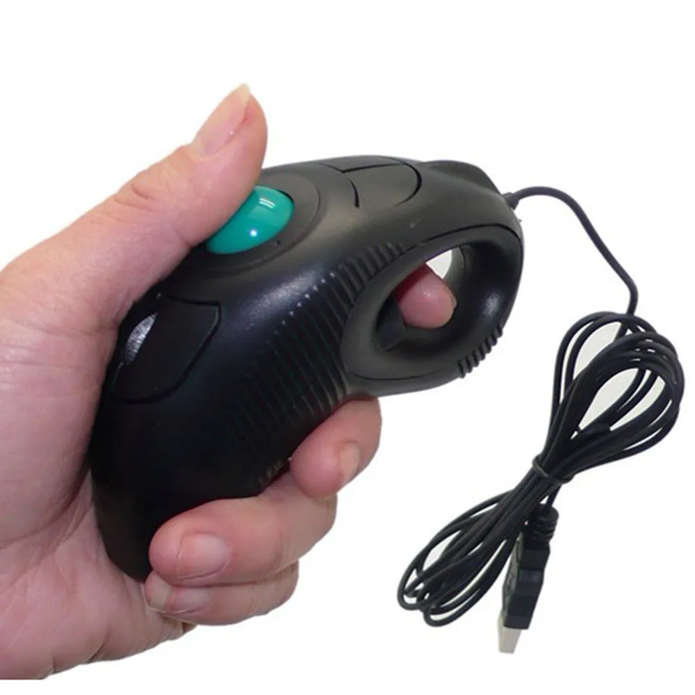 1000 DPI Wired Left And Right Hand Universal Trackball Mouse Usb Handheld Finger Using Optical Track Ball Mice | Компьютеры и офис