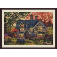 zz1369 diy homefun cross stitch kit packages counted cross stitching kits new pattern not printed cross stich painting set