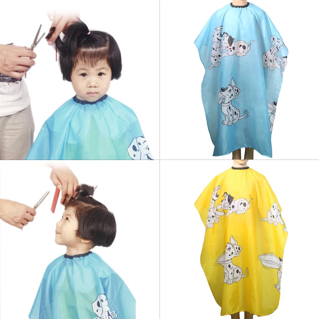 Kids Cartoon Dressing Cape Salon Gown Cover Barber Hair Cut Cloth Hairdresser | Красота и здоровье