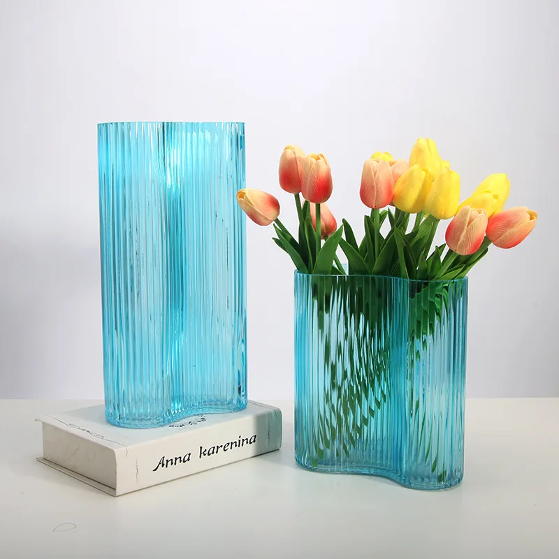 

Креативные геометрические стеклянные вазы, цветочный горшок, корзина для цветов, домашние сушеные прозрачные Гидропонные роскошные бутылк...