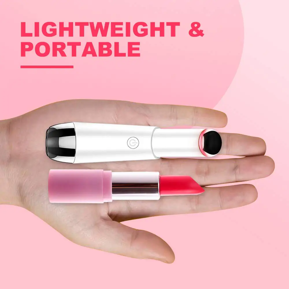 Электрическая мини-ручка для лица Вибрирующая тонкая волшебная палочка сумка