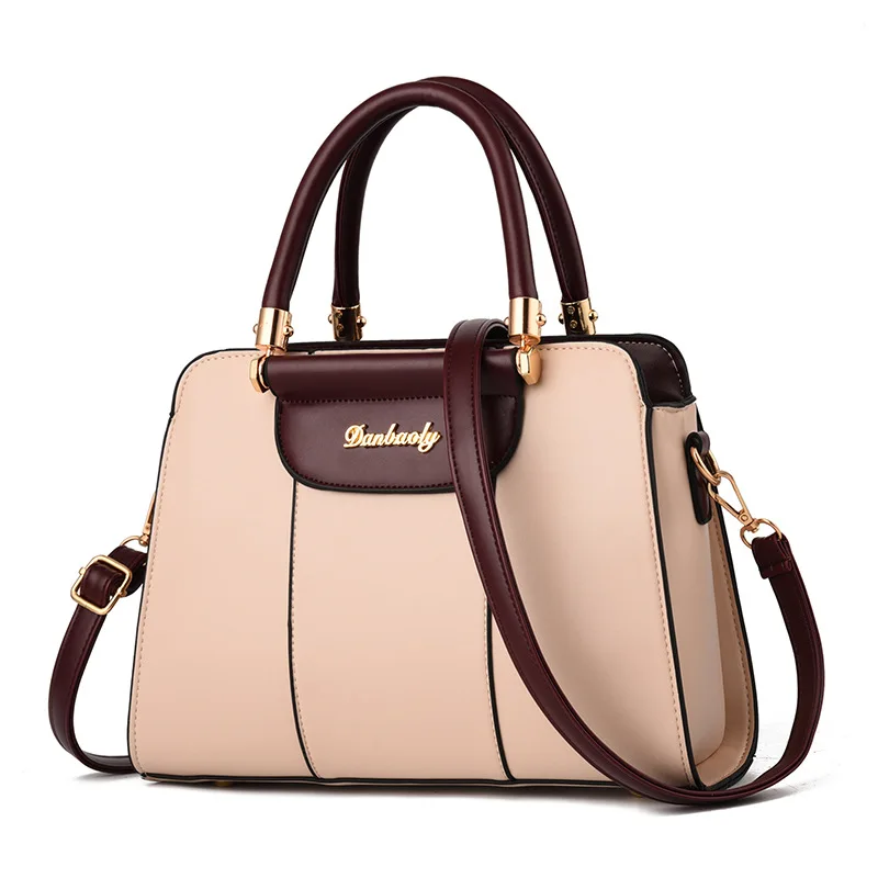 

Женская сумка, новинка 2021, модные вместительные сумки для мам среднего возраста, сумка через плечо в европейском и американском стиле