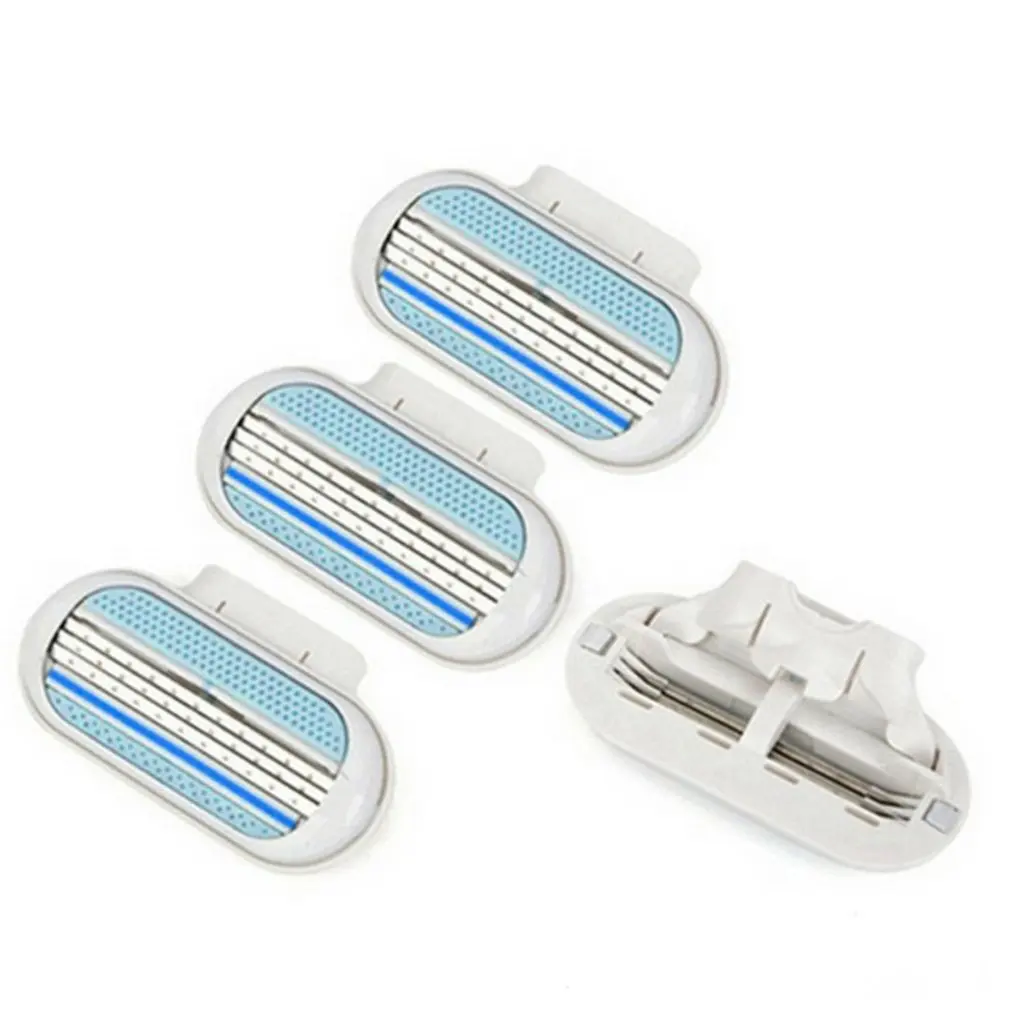 

4pcs Beauty Safety Female Razor Blade Shaving Women Blades Woman Shaver Razor Blades Replacement Head