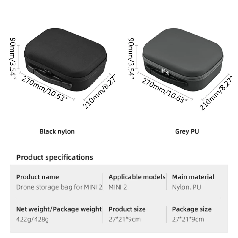 

Hard Shell Handbag Storage Bag Shockproof Waterproof Carrying Case Protector for Mavic Mini 2 Drone Accessories