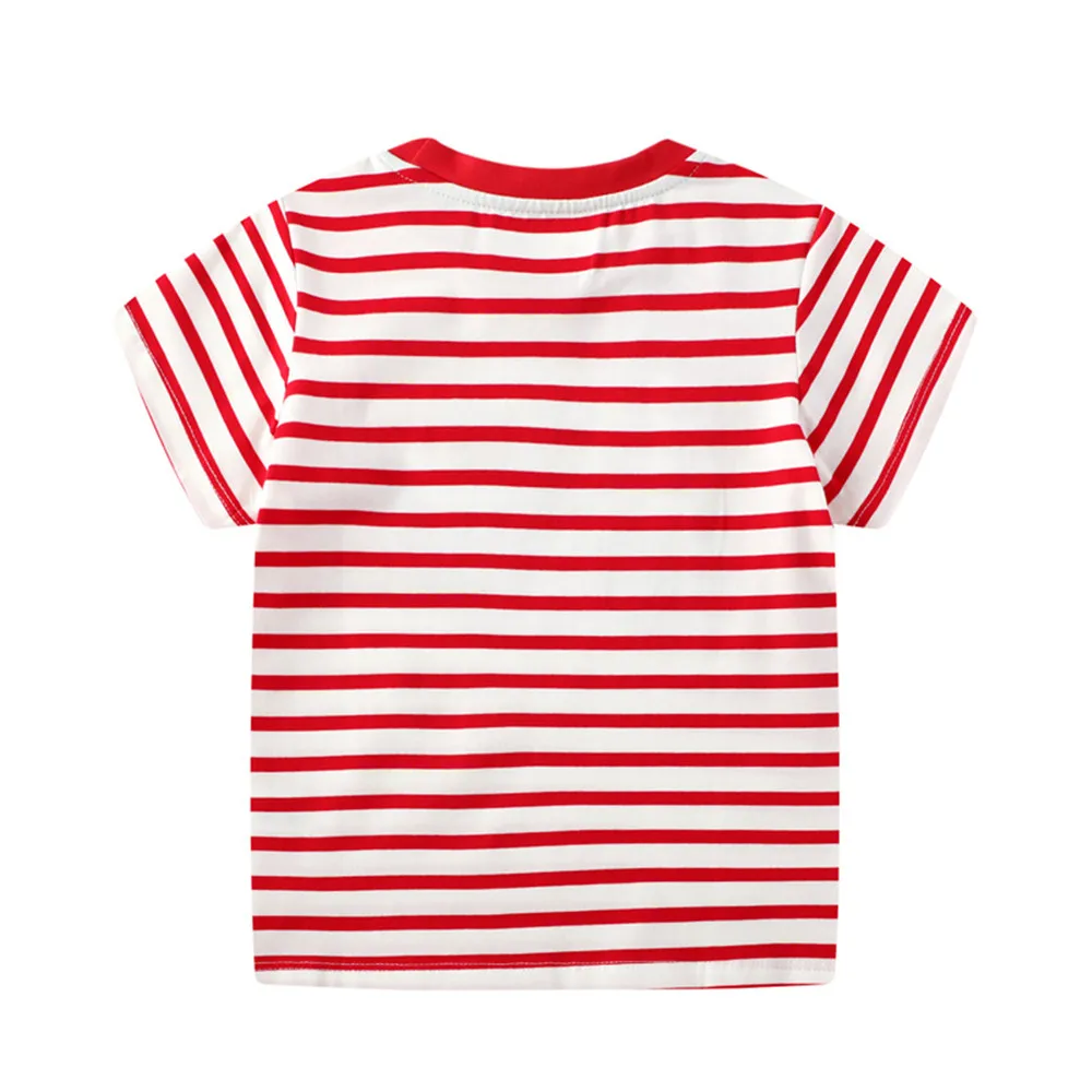 

New Arrival Summer Animals Print Baby T shirts Fashion Cotton Boys Girls Tops